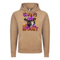 Vintage Coffee sweet and spooky halloween cow Vintage Hoodie - Jasminsmagicworld