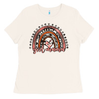 Bone girl mama western leopard rainbow Ladies Tee - JahusDesignShop