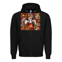 Black Christmas baby cow hot cocoa Zipper Hoodie - Jasminsmagicworld