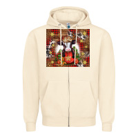 Sandshell Christmas baby cow hot cocoa Zipper Hoodie - Jasminsmagicworld