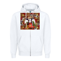 White Christmas baby cow hot cocoa Zipper Hoodie - Jasminsmagicworld