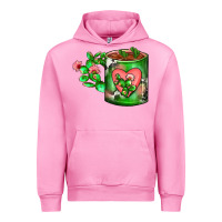 Fuchsia Pink Cactus Coffee cup Urban Hoodie - FaDigitalArtStudio