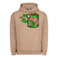 Pigment Burro Cactus Coffee cup Urban Hoodie - FaDigitalArtStudio