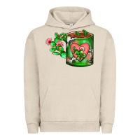 Pigment French Oak Cactus Coffee cup Urban Hoodie - FaDigitalArtStudio