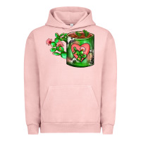 Pigment Salmon Cactus Coffee cup Urban Hoodie - FaDigitalArtStudio