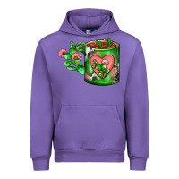 Tulip Cactus Coffee cup Urban Hoodie - FaDigitalArtStudio