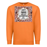 Carrot i can do all things with leopard and glitter Premium Sweatshirt - TumblerDesignByShophia