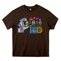 Chocolate Brown mammo technologist Heavy Core Tee - CowhideDigitalArt