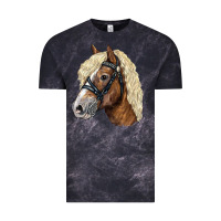Cloud Black Haflinger Avelignese Horse Vintage Tee - LillyAllenDesigns