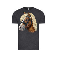 Vintage Black Haflinger Avelignese Horse Vintage Tee - LillyAllenDesigns