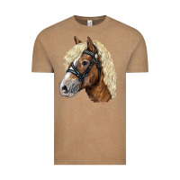 Vintage Coffee Haflinger Avelignese Horse Vintage Tee - LillyAllenDesigns