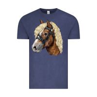 Vintage Denim Haflinger Avelignese Horse Vintage Tee - LillyAllenDesigns