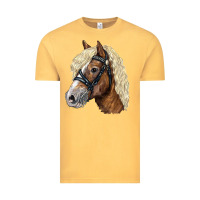 Vintage Mustard Haflinger Avelignese Horse Vintage Tee - LillyAllenDesigns
