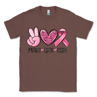 Chestnut peace love cure breast cancer Classic Tee - MaliasSmallBusiness