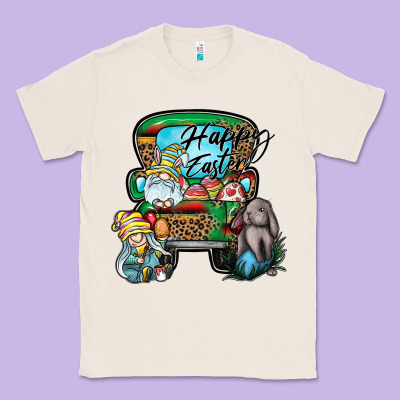 Happy Easter Classic Tee Designed By Cowhidedigitalart