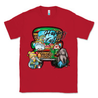 Red Happy Easter Classic Tee - CowhideDigitalArt