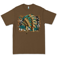 Cacao indian headdress with background Premium Tee - HRA Design Shop