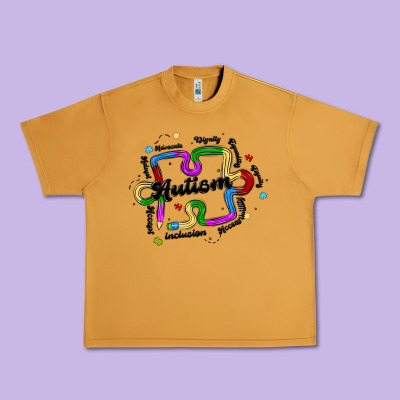 Autism Teacher Pencil Urban Heavy Tee Designed By Maliassmallbusiness