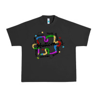 Pigment Black autism teacher pencil Urban Heavy Tee - MaliasSmallBusiness