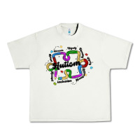 Pistachio autism teacher pencil Urban Heavy Tee - MaliasSmallBusiness