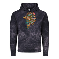 Cloud Black indian leopard headdress Vintage Hoodie - BarkalooDesign