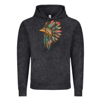 Vintage Black indian leopard headdress Vintage Hoodie - BarkalooDesign