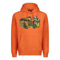 Carrot Army coffee cups 4th of july Premium Hoodie - HowdyJamesFarm