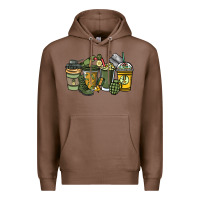 Chestnut Army coffee cups 4th of july Premium Hoodie - HowdyJamesFarm