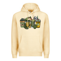 Pina Colada Army coffee cups 4th of july Premium Hoodie - HowdyJamesFarm