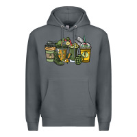 Rock Army coffee cups 4th of july Premium Hoodie - HowdyJamesFarm