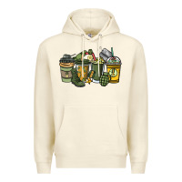 Sandshell Army coffee cups 4th of july Premium Hoodie - HowdyJamesFarm