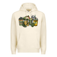 Tofu Army coffee cups 4th of july Premium Hoodie - HowdyJamesFarm
