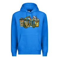 True Royal Army coffee cups 4th of july Premium Hoodie - HowdyJamesFarm