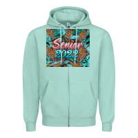 Seafoam senior 2022 tumbler Zipper Hoodie - BarkalooDesign
