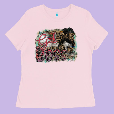 Girl Boss Ladies Tee Designed By Sublimationcraftshop