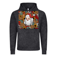 Vintage Black western santa claus Vintage Hoodie - Jasminsmagicworld