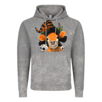 Cloud Rock halloween witch cow Vintage Hoodie - Jasminsmagicworld