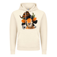 Vintage Artic halloween witch cow Vintage Hoodie - Jasminsmagicworld