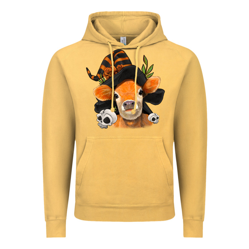 Halloween Witch Cow Vintage Hoodie by Jasminsmagicworld | Teevron