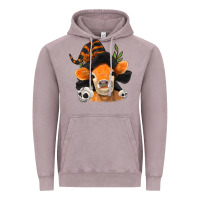 Vintage Zinc halloween witch cow Vintage Hoodie - Jasminsmagicworld