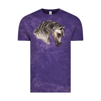 Cloud Purple Arabian Horse Vintage Tee - LillyAllenDesigns
