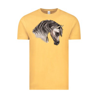 Vintage Mustard Arabian Horse Vintage Tee - LillyAllenDesigns