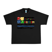 Black autism usa flag Urban Heavy Tee - MaliasSmallBusiness