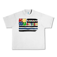 Lunar Rock autism usa flag Urban Heavy Tee - MaliasSmallBusiness
