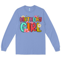 Colony Blue birthday girl Long Sleeve Tee - MaliasSmallBusiness