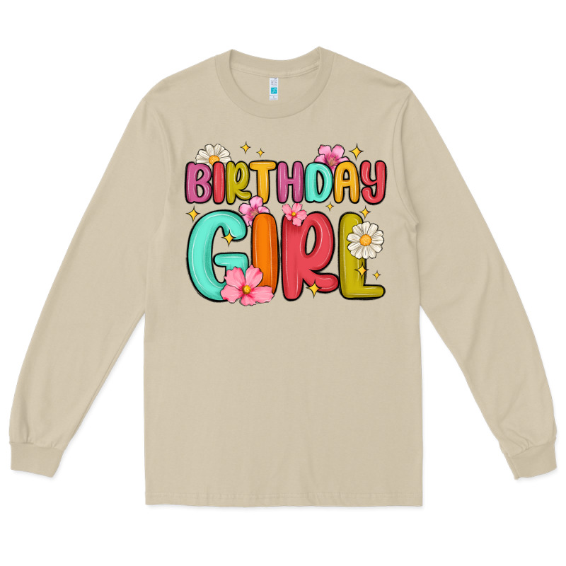 Birthday Girl Long Sleeve Tee by MaliasSmallBusiness | Teevron