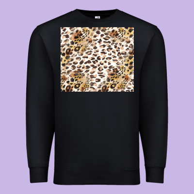 Leopard Premium Sweatshirt Designed By Tumblerdesignbyshophia