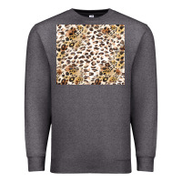 Charcoal Heather leopard Premium Sweatshirt - TumblerDesignByShophia