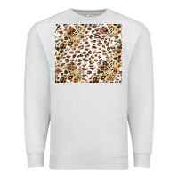 Oatmeal Heather leopard Premium Sweatshirt - TumblerDesignByShophia