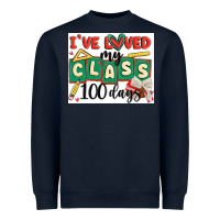 Navy i've loved my class 100 days Heavyweight Sweatshirt - MaliasSmallBusiness